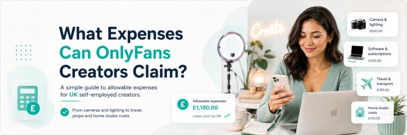 What Expenses Can Online Models and OnlyFans Creators Claim in the UK?