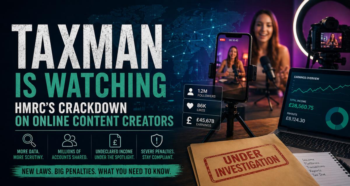 HMRC Focus On Digital Income Intensifies - Turning Up The Heat On Content Creators