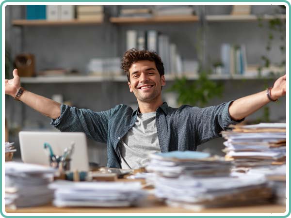 Happy Male Influencer