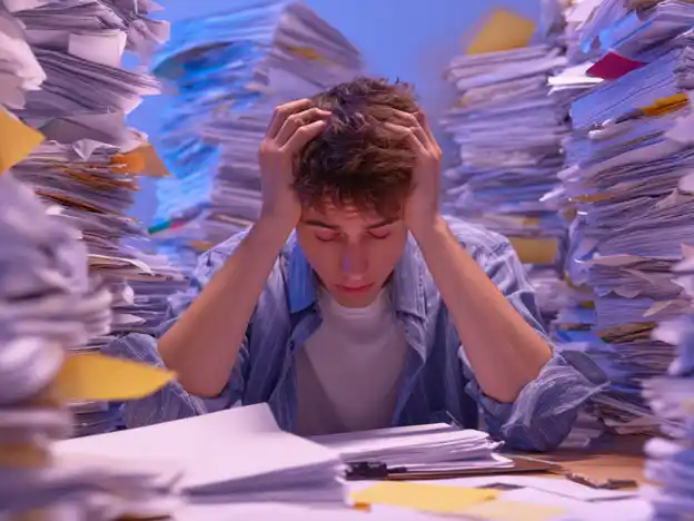 Stressed Out Content Creator