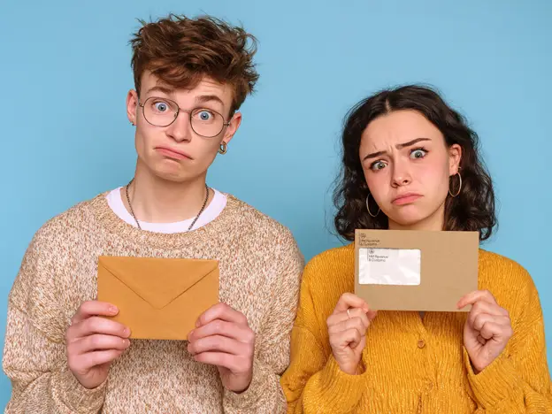 Content Creator Holding HMRC Letters